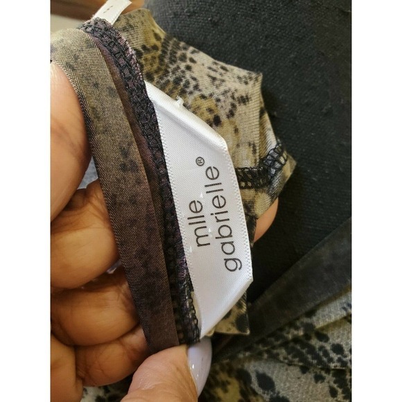 MLLE GABRIELLE PRINT DRESS SIZE SMALL - Picture 9 of 12